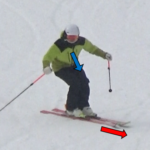 スキーの外向傾はターン前半の捉えや先行動作に大きく関係する？　374